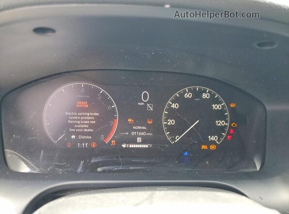 3CZRZ1H32RM742888 2024 HONDA HR-V Gray Widok zestawu wskaźników