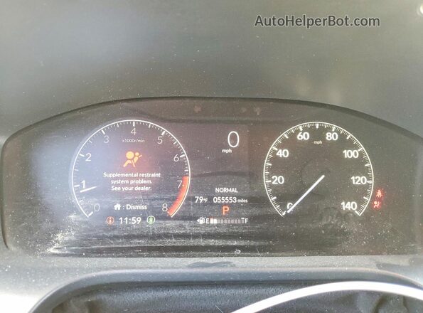 3CZRZ1H33PM719097 2023 HONDA HR-V White ხელსაწყოთა პანელის ხედი
