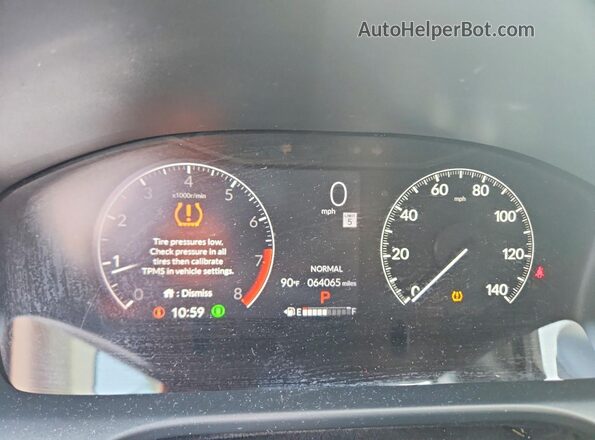 3CZRZ1H33PM740743 2023 HONDA HR-V Серебряный Вид щитка приборов