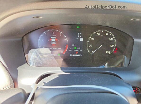 3CZRZ1H33SM710490 2025 HONDA HR-V White ხელსაწყოთა პანელის ხედი