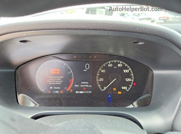 3CZRZ1H33SM752156 2025 HONDA HR-V White Вид щитка приладів