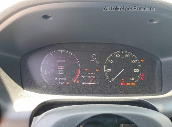 3CZRZ1H34PM701935 2023 HONDA HR-V Gray Սարքավորումների վահանակի տեսք