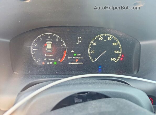3CZRZ1H34RM733786 2024 HONDA HR-V Black Instrument cluster view
