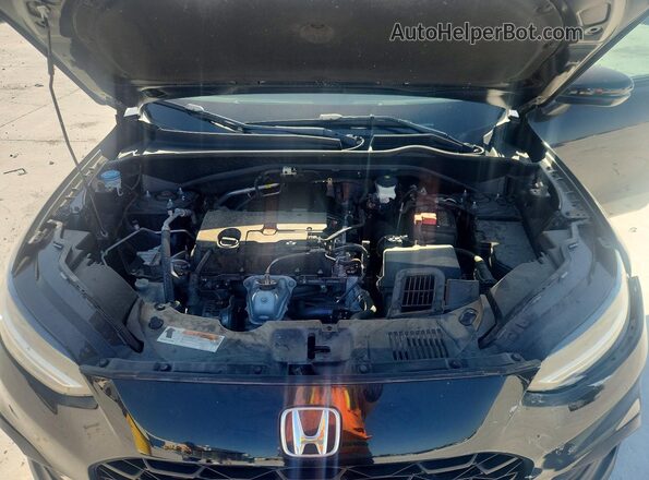 3CZRZ1H34RM733786 2024 HONDA HR-V Black Engine compartment view