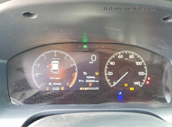 3CZRZ1H34TM720253 2026 HONDA HR-V Gray ხელსაწყოთა პანელის ხედი