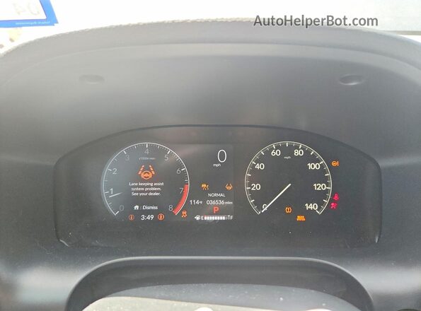3CZRZ1H35SM736783 2025 HONDA HR-V Gray Widok zestawu wskaźników
