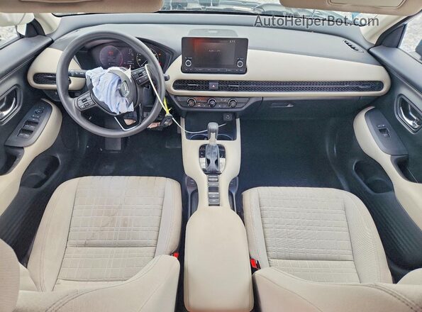 3CZRZ1H36RM726869 2024 HONDA HR-V Teal Dashboard view