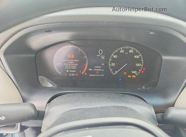 3CZRZ1H36RM726869 2024 HONDA HR-V Teal Instrument cluster view