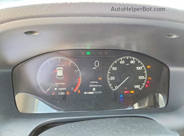 3CZRZ1H36SM732970 2025 HONDA HR-V Gray Widok zestawu wskaźników