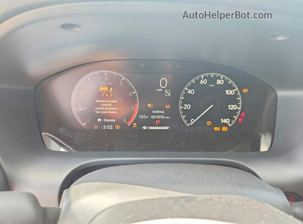 3CZRZ1H36TM728645 2026 HONDA HR-V White Instrument cluster view