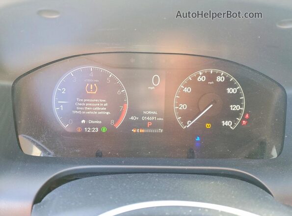 3CZRZ1H37SM752869 2025 HONDA HR-V Gray Vista del cuadro de instrumentos