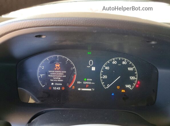 3CZRZ1H38PM723985 2023 HONDA HR-V Silver Սարքավորումների վահանակի տեսք