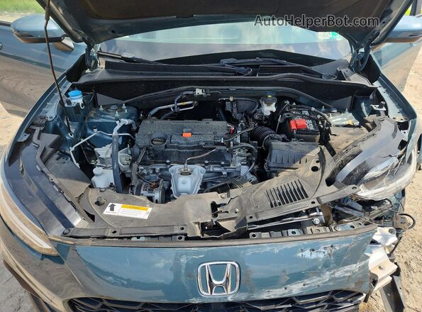 3CZRZ1H38PM742780 2023 HONDA HR-V Green Widok komory silnika