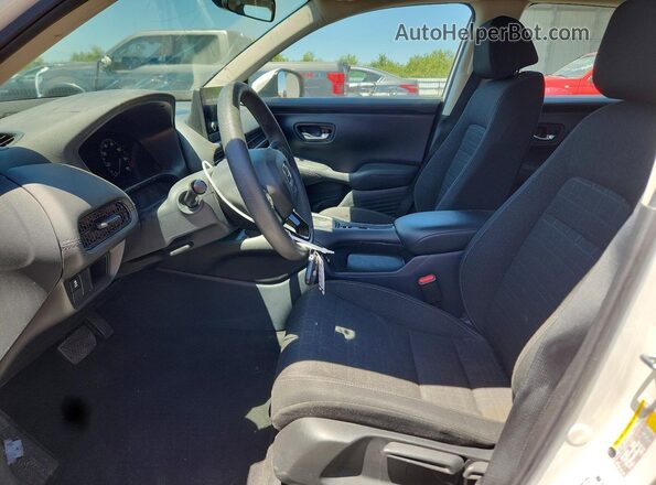 3CZRZ1H3XPM726001 2023 HONDA HR-V White Widok wnętrza z przodu