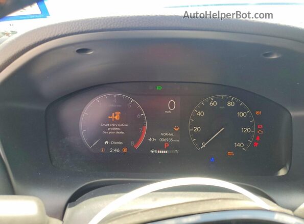 3CZRZ1H50TM714757 2026 HONDA HR-V Blue Widok zestawu wskaźników