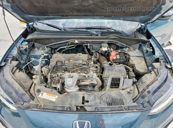 3CZRZ1H51PM710691 2023 HONDA HR-V Teal ძრავის განყოფილების ხედი