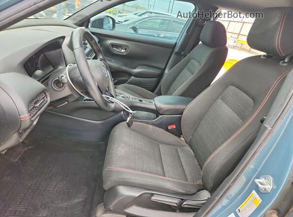 3CZRZ1H51PM710691 2023 HONDA HR-V Teal წინა სალონის ხედი