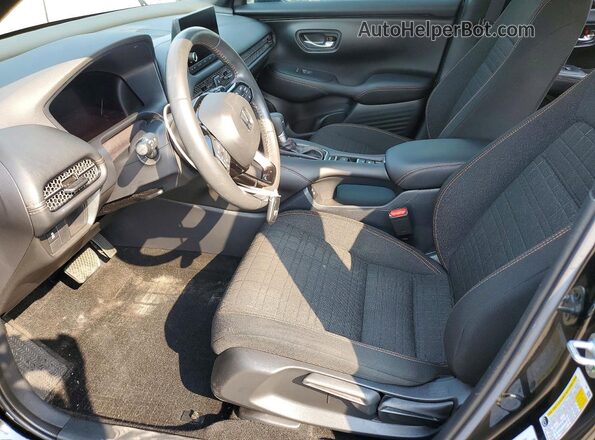 3CZRZ1H51RM745699 2024 HONDA HR-V Black Front interior view