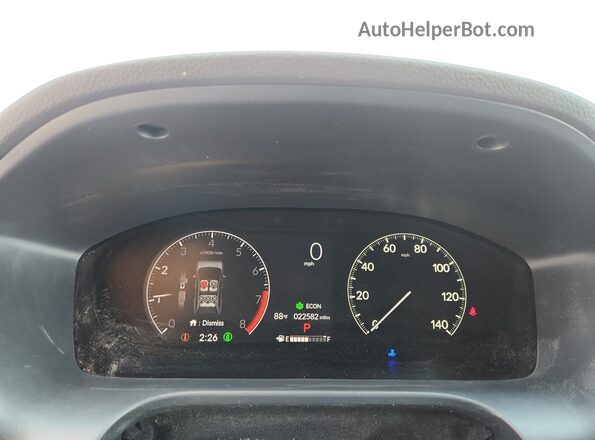 3CZRZ1H51RM751325 2024 HONDA HR-V Gray Vista del cuadro de instrumentos
