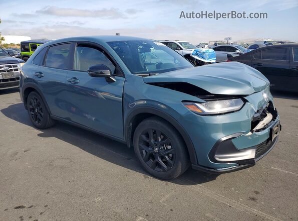 3CZRZ1H51RM752989 2024 HONDA HR-V Blue Front right