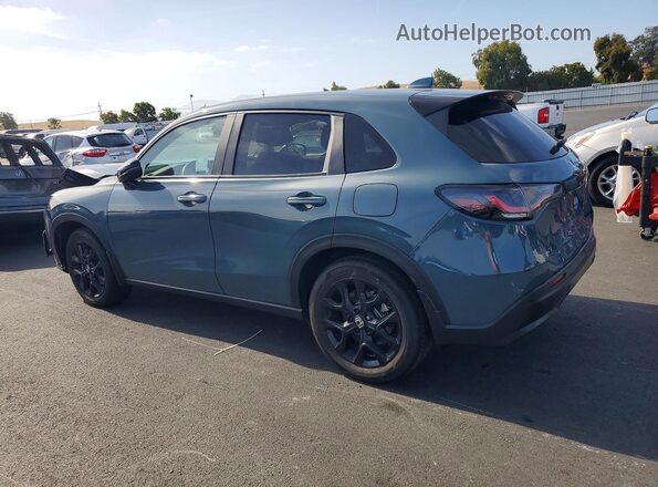 3CZRZ1H51RM752989 2024 HONDA HR-V Blue Rear left