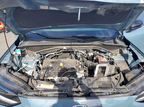3CZRZ1H51RM752989 2024 HONDA HR-V Blue Rear interior view