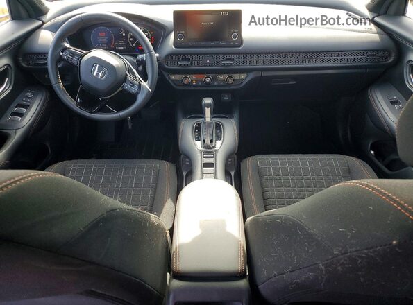 3CZRZ1H51RM752989 2024 HONDA HR-V Blue Dashboard view