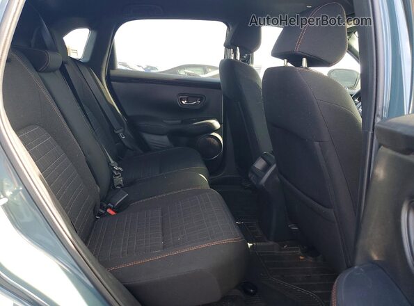 3CZRZ1H51RM752989 2024 HONDA HR-V Blue Rear seats view