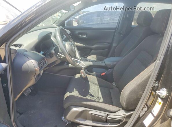 3CZRZ1H52PM713485 2023 HONDA HR-V Black Вид салону спереду