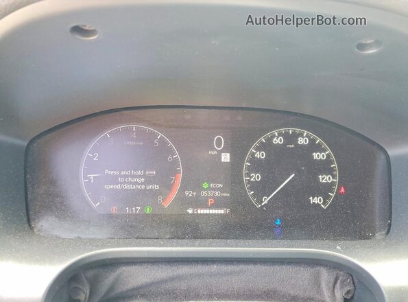 3CZRZ1H52PM743568 2023 HONDA HR-V Gray Instrument cluster view