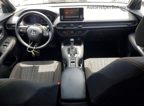 3CZRZ1H52PM743568 2023 HONDA HR-V Gray Dashboard view