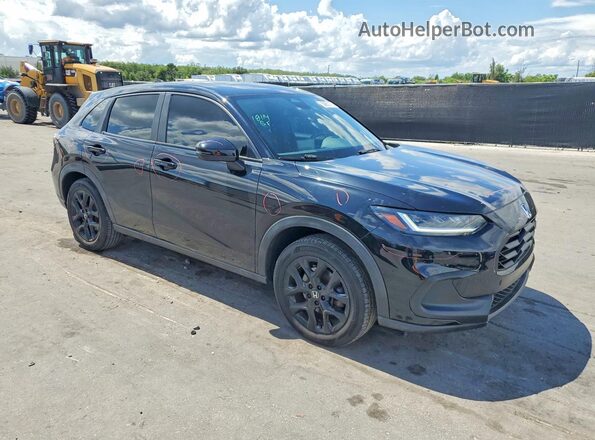 3CZRZ1H52PM744672 2023 HONDA HR-V Черный Передняя правая четверть