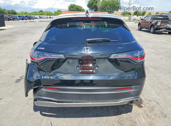 3CZRZ1H52PM744672 2023 HONDA HR-V Черный Вид сзади