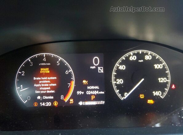 3CZRZ1H52PM744672 2023 HONDA HR-V Черный Вид щитка приборов