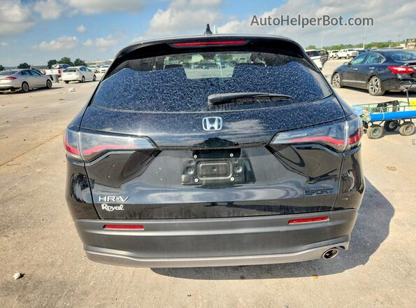 3CZRZ1H52SM704763 2025 HONDA HR-V Black Вид ззаду