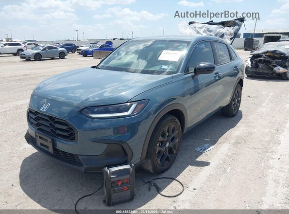 3CZRZ1H53RM709304 2024 HONDA HR-V Turquoise Передня ліва чверть