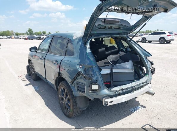3CZRZ1H53RM709304 2024 HONDA HR-V Turquoise Задня ліва чверть