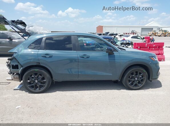 3CZRZ1H53RM709304 2024 HONDA HR-V Turquoise Панорамний вид салону 360°
