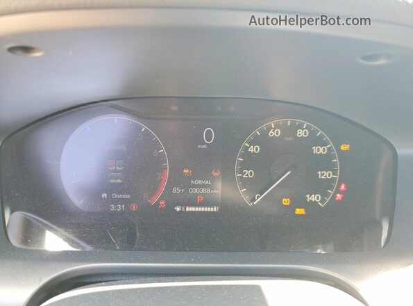 3CZRZ1H53RM727768 2024 HONDA HR-V White Вид щитка приладів