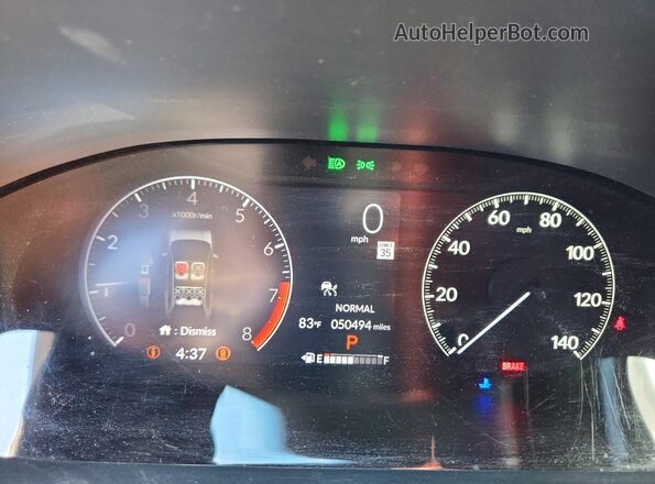 3CZRZ1H54PM746181 2023 HONDA HR-V Black Вид щитка приладів