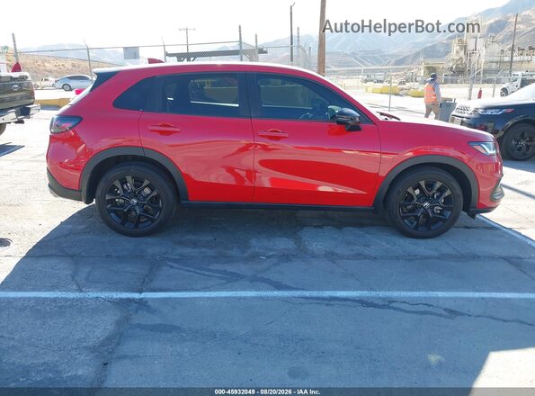 3CZRZ1H54RM723048 2024 HONDA HR-V Red Rear interior view