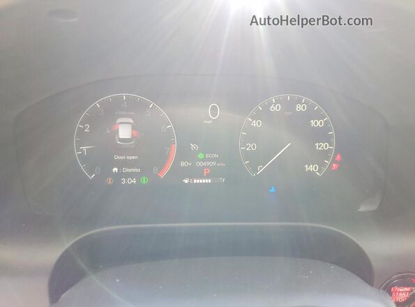 3CZRZ1H55TM709103 2026 HONDA HR-V Gray Vista del cuadro de instrumentos