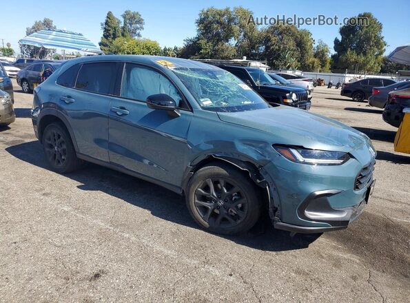 3CZRZ1H56RM724153 2024 HONDA HR-V Green Передня права чверть