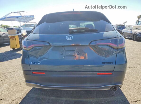 3CZRZ1H56RM724153 2024 HONDA HR-V Green Вид ззаду