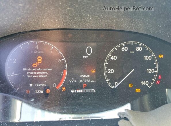3CZRZ1H56RM724153 2024 HONDA HR-V Green Вид щитка приладів