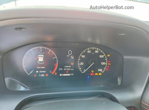 3CZRZ1H56RM754950 2024 HONDA HR-V Teal Սարքավորումների վահանակի տեսք