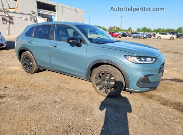 3CZRZ1H56SM719217 2025 HONDA HR-V Turquoise Front right