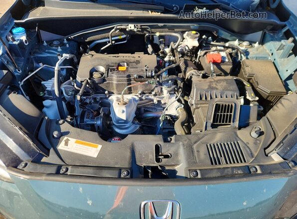 3CZRZ1H56SM719217 2025 HONDA HR-V Turquoise Engine compartment view