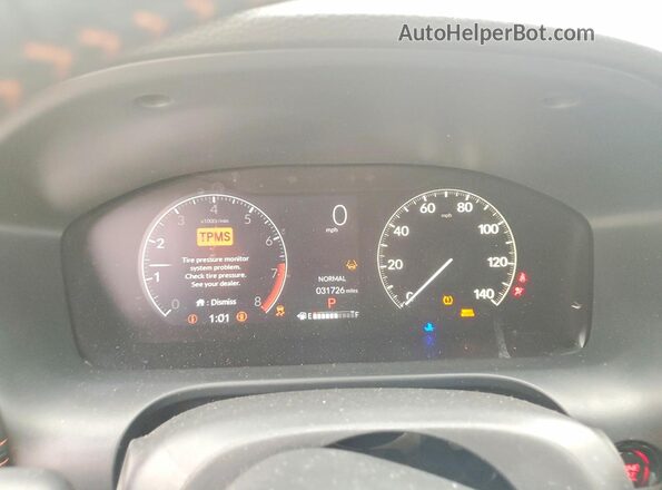 3CZRZ1H56SM733098 2025 HONDA HR-V Gray Вид щитка приладів