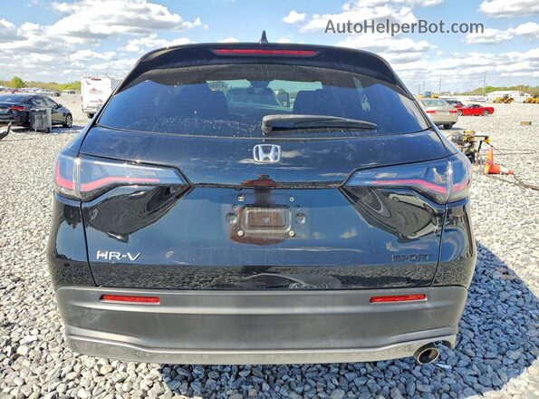3CZRZ1H57PM707844 2023 HONDA HR-V Black Widok z tyłu
